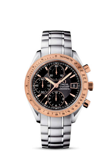 Omega Speedmaster Date 40 Stainless Steel / Red Gold / Black / Bracelet